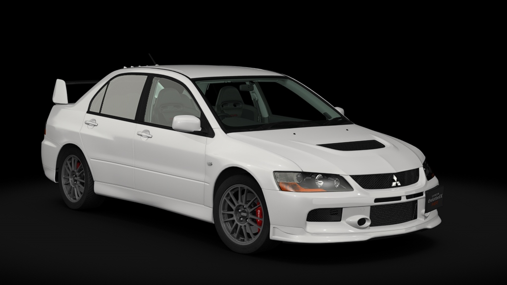 Mitsubishi Lancer Evolution IX MR GSR '06, skin White_Pearl