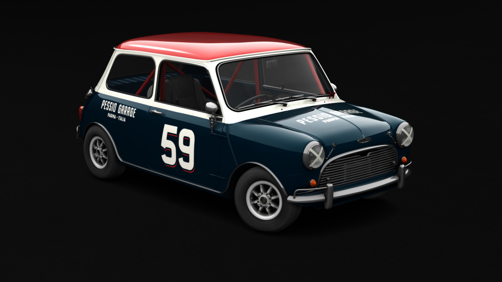 Austin Mini Cooper S FIA App.K Historic Racing, skin 59_pessiogarage