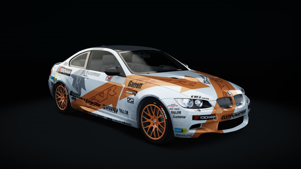 BMW M3 E92 drift, skin GSR