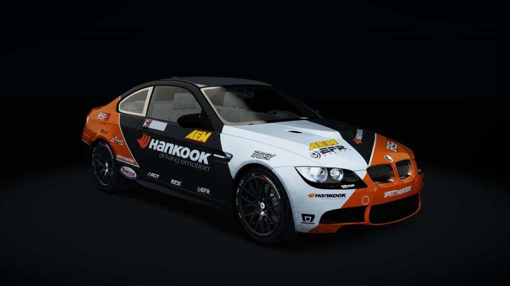 BMW M3 E92 drift, skin Hankook