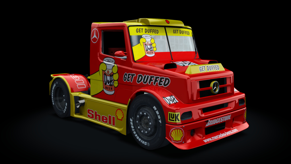 Mercedes-Benz L-series - Formula Truck, skin Duff