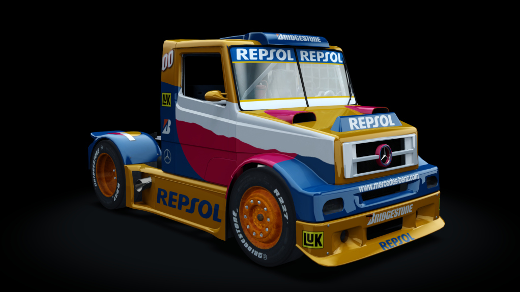 Mercedes-Benz L-series - Formula Truck, skin Repsol