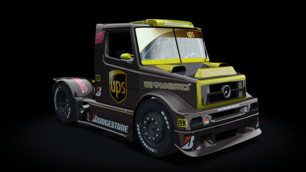 Mercedes-Benz L-series - Formula Truck, skin UPS