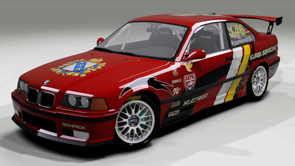 BMW E36 Super-production, skin Kudinenko