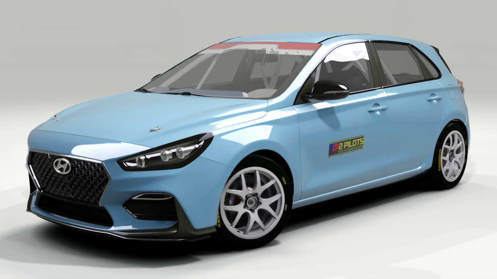 Hyundai I30 N Super-production, skin Perfomance_Blue