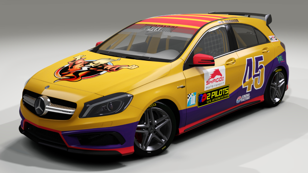 Mercedes-Benz A45 Super-production, skin Malikov