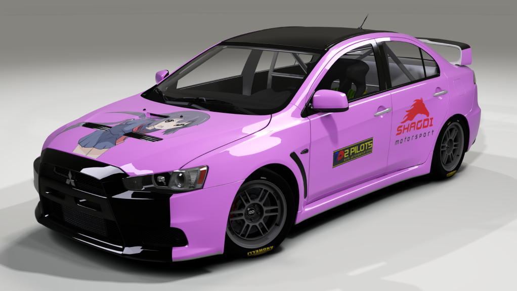 Mitsubishi Lancer EVO X Super-production, skin Khabarov