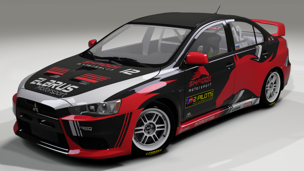 Mitsubishi Lancer EVO X Super-production, skin Taov