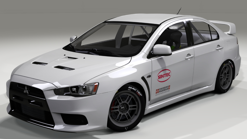 Mitsubishi Lancer EVO X Super-production, skin White