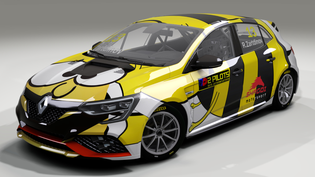 Renault Megane RS Super-production, skin Zartdinov