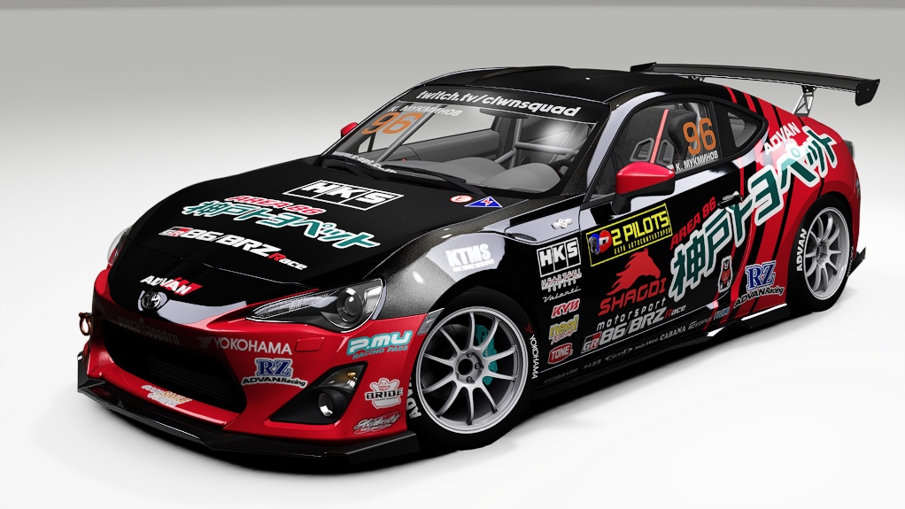 Subaru BRZ Super-production, skin Mukminov 2024b