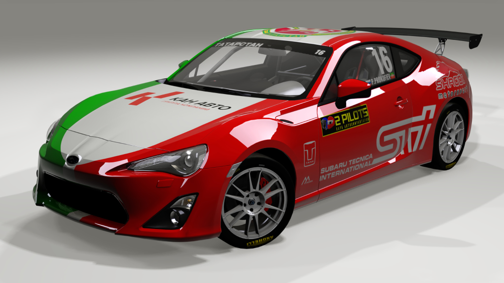 Subaru BRZ Super-production, skin PROKOFIEV_P