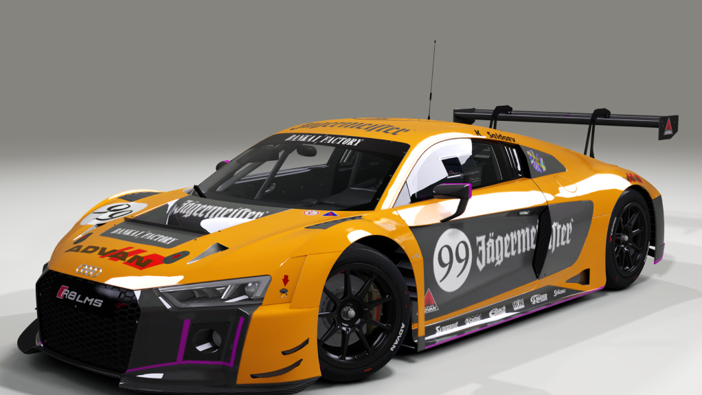 Audi R8 LMS 2016, skin saldaev