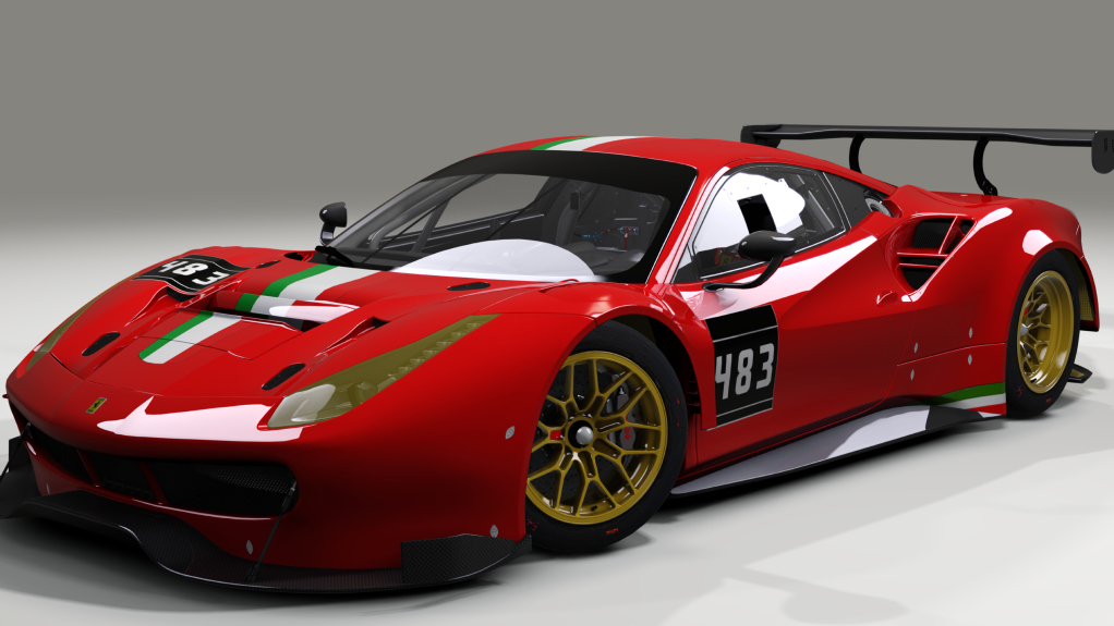 Ferrari 488 GT3, skin 01_racing_483