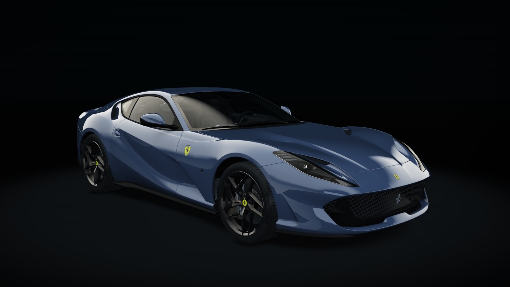 Ferrari 812 Superfast, skin 22_blu_mirabeu