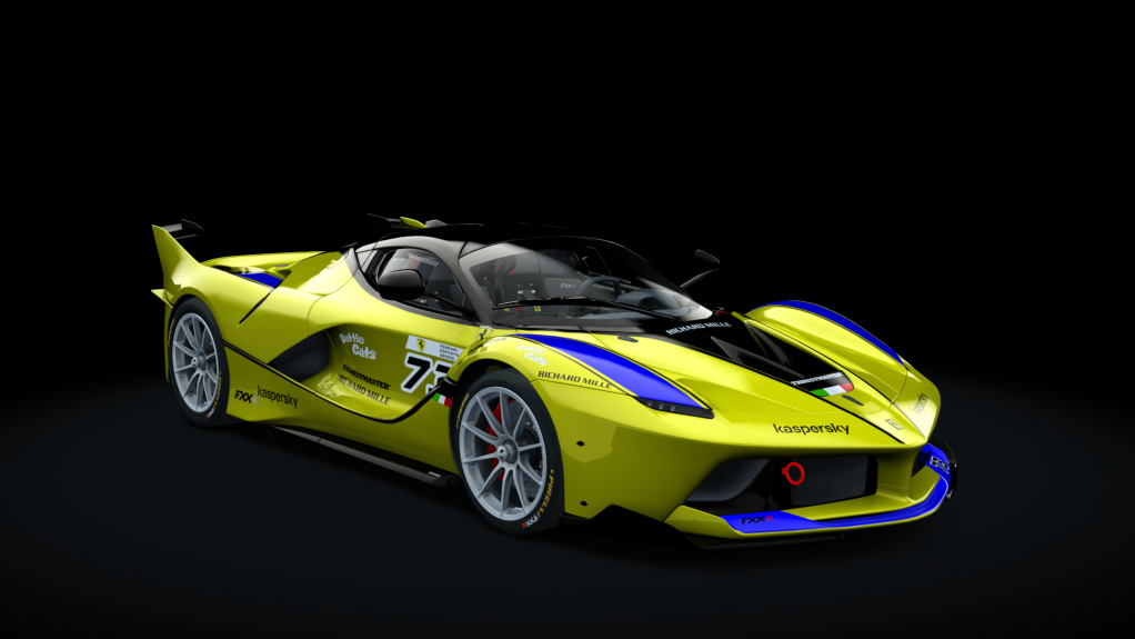 Ferrari FXX K, skin fes_2021_73_yellow