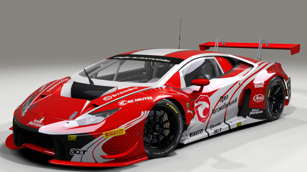 Lamborghini Huracan GT3, skin Eagle Automobile Belyakov