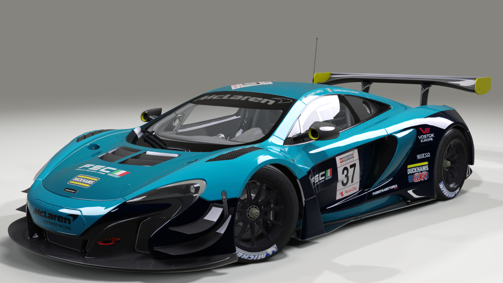 McLaren 650S GT3, skin HTRS 37 FSC Carta Falavena