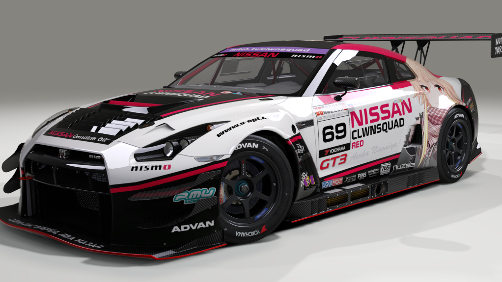 Nissan GT-R GT3, skin Mukhamedyarov 69