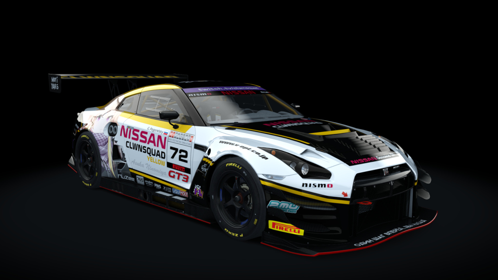 Nissan GT-R GT3, skin Pogorelsky