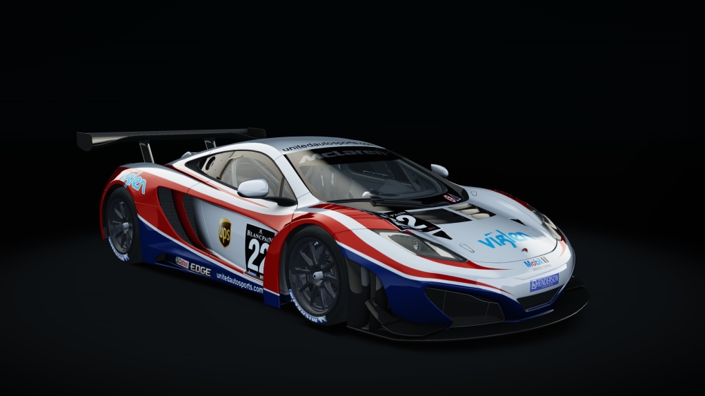 McLaren MP4-12C GT3, skin 2012-United_Autosports