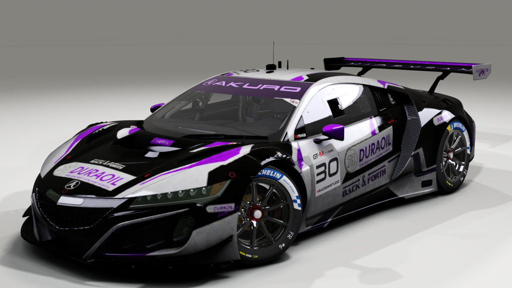 HONDA NSX GT3, skin Hionin