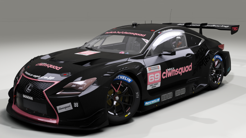 LEXUS RC-F GT3, skin CLWN_69_Mukhamedyarov