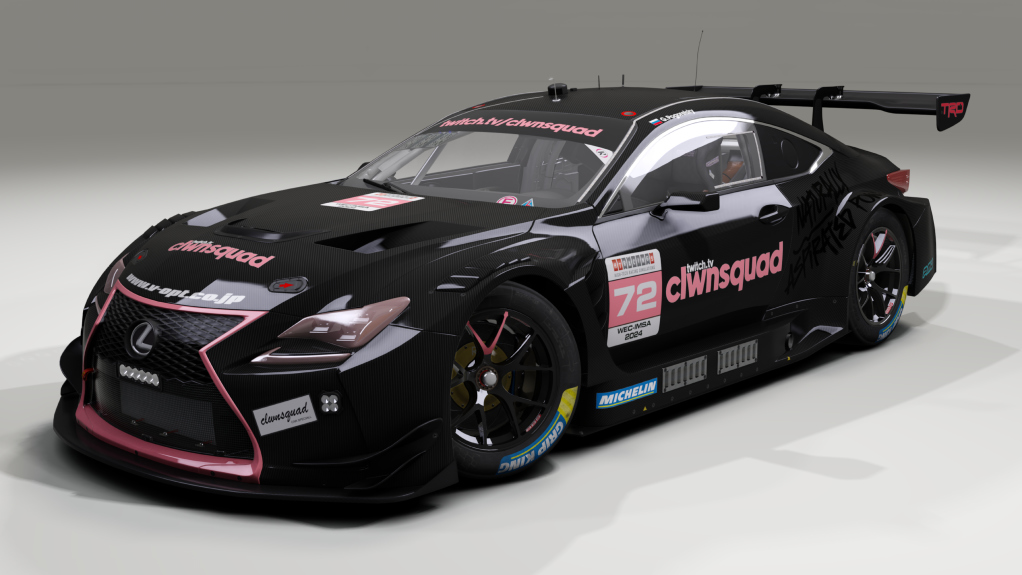 LEXUS RC-F GT3, skin CLWN_72_Pogorelsky