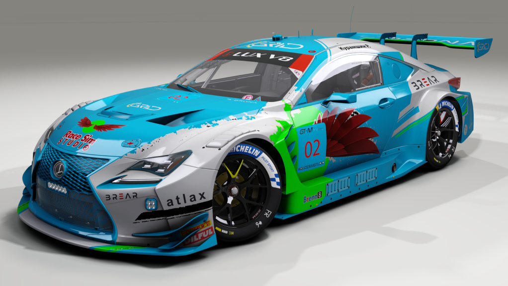 LEXUS RC-F GT3, skin Kuramshin